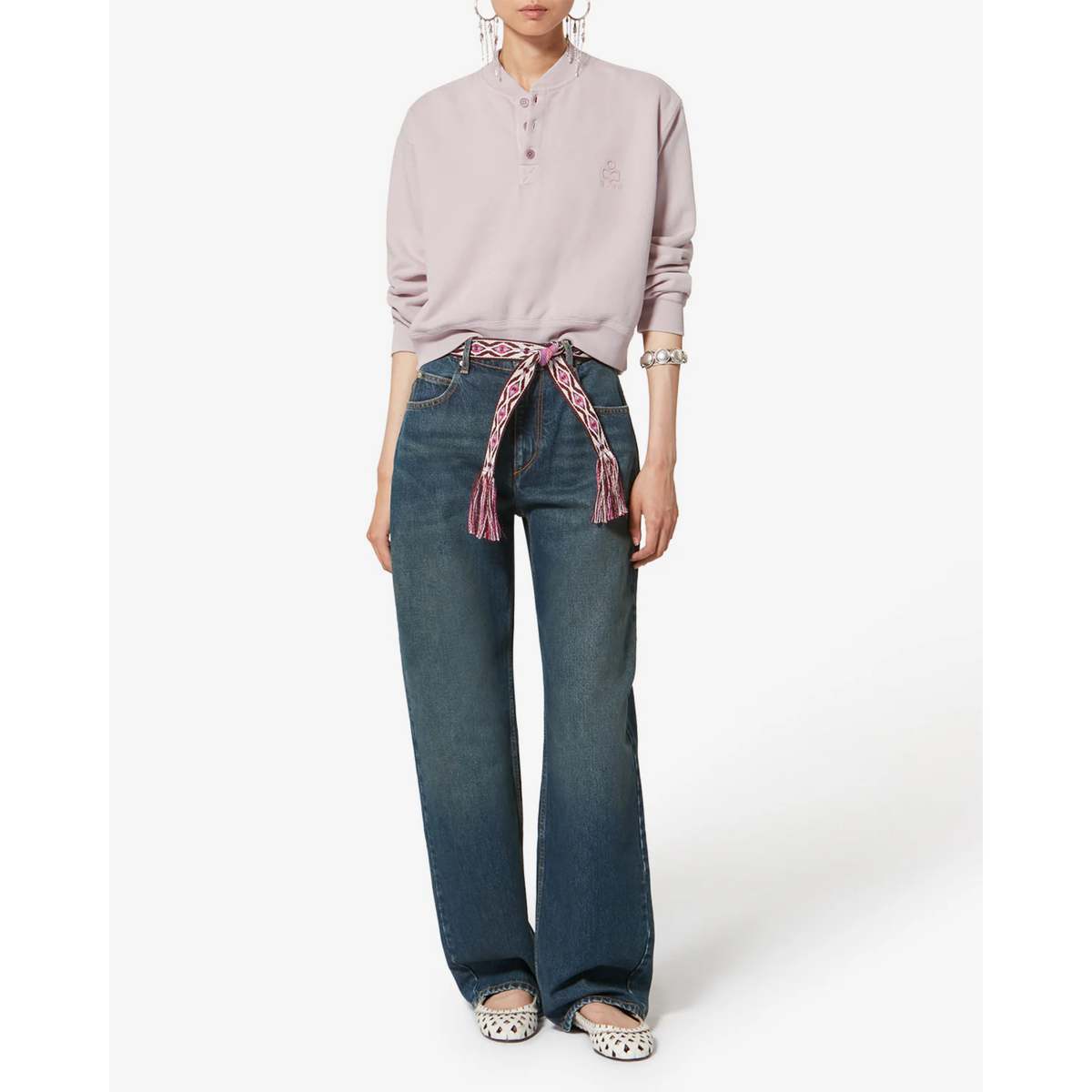 Simony Sweatshirt - Light Pink