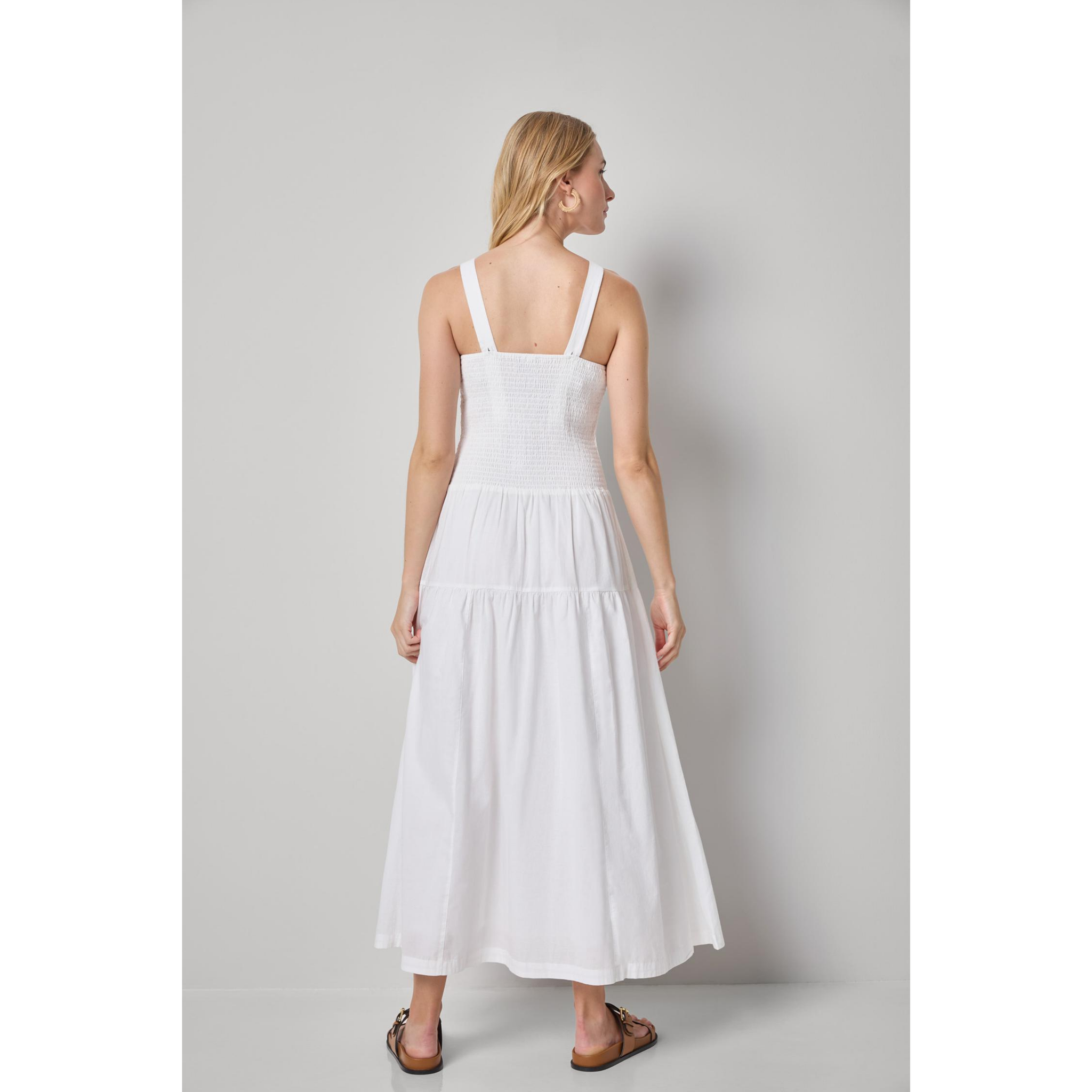 smocked bodice maxi dress Smock Bodice Maxi Dress