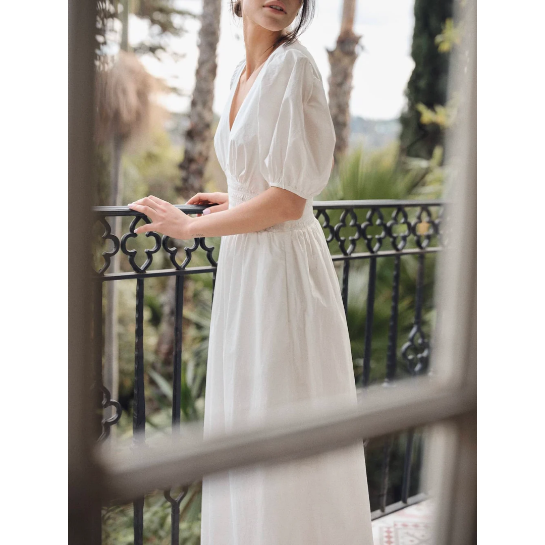Sonia Dress - White