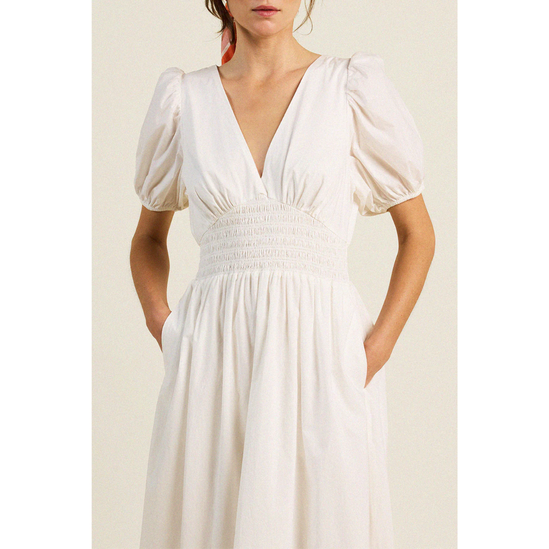 Sonia Dress - White
