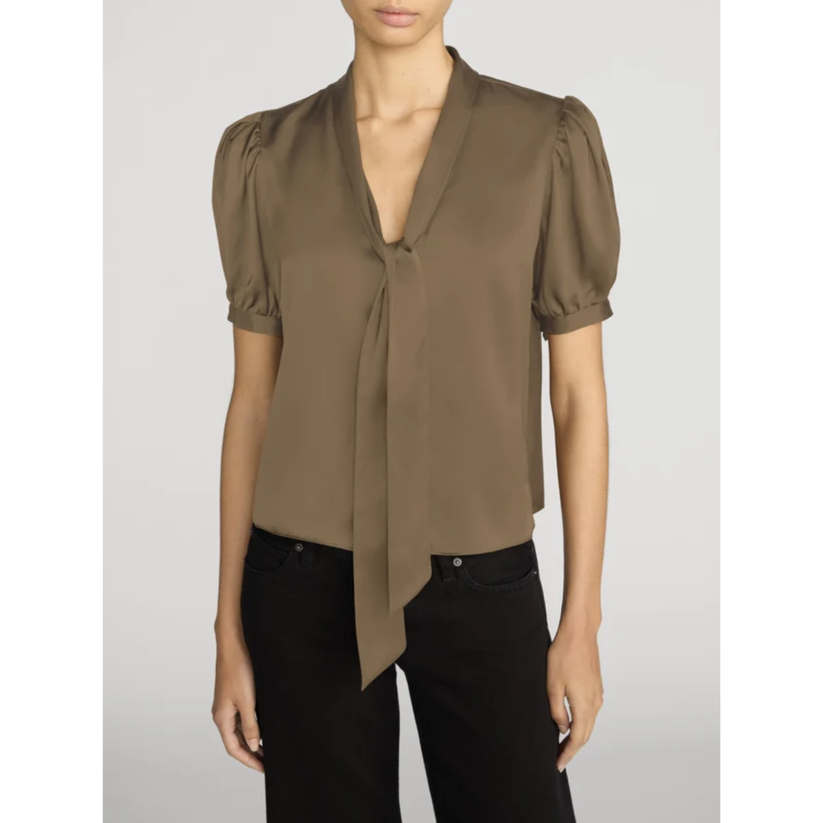 Sonnet Blouse - Moss