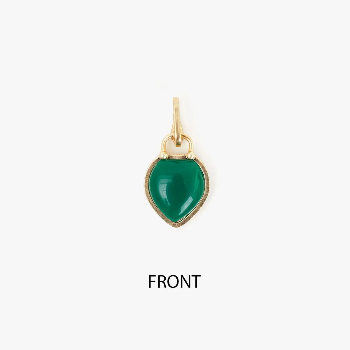 Stone Padlock Charm