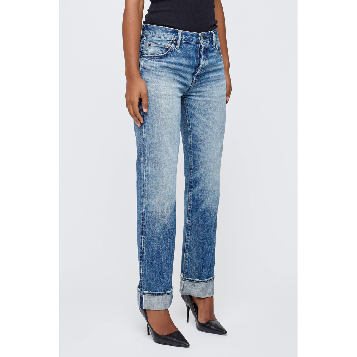 Straight Selvedge Deltona - Light Blue