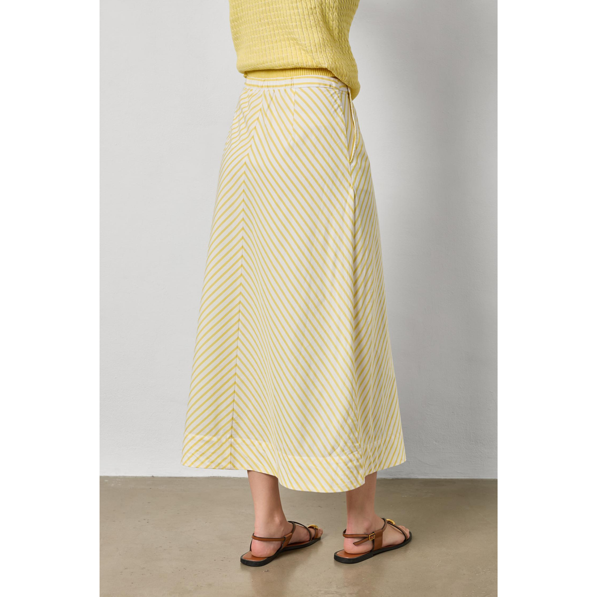 Stripe Maxi Skirt - Sunflower Stripe