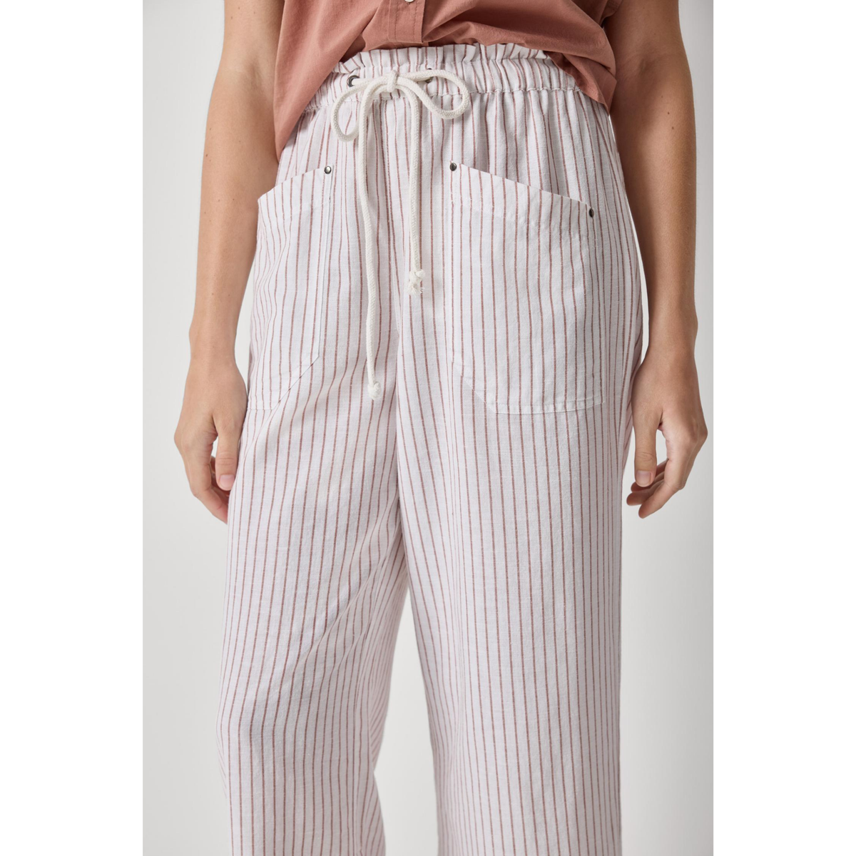 Stripe Pant - Bark Stripe