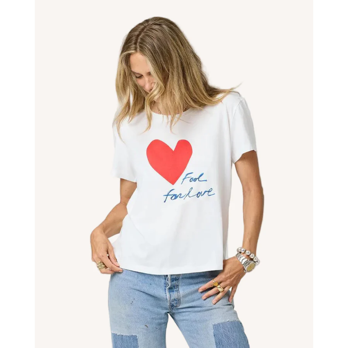 Suke Fool For Love Tee - White