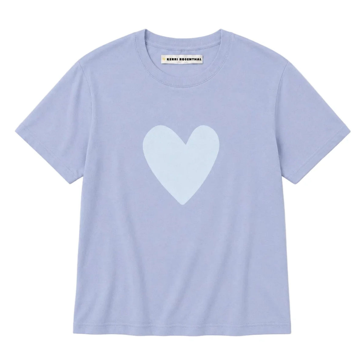 Suke Heart Tee - Denim Medium Blue