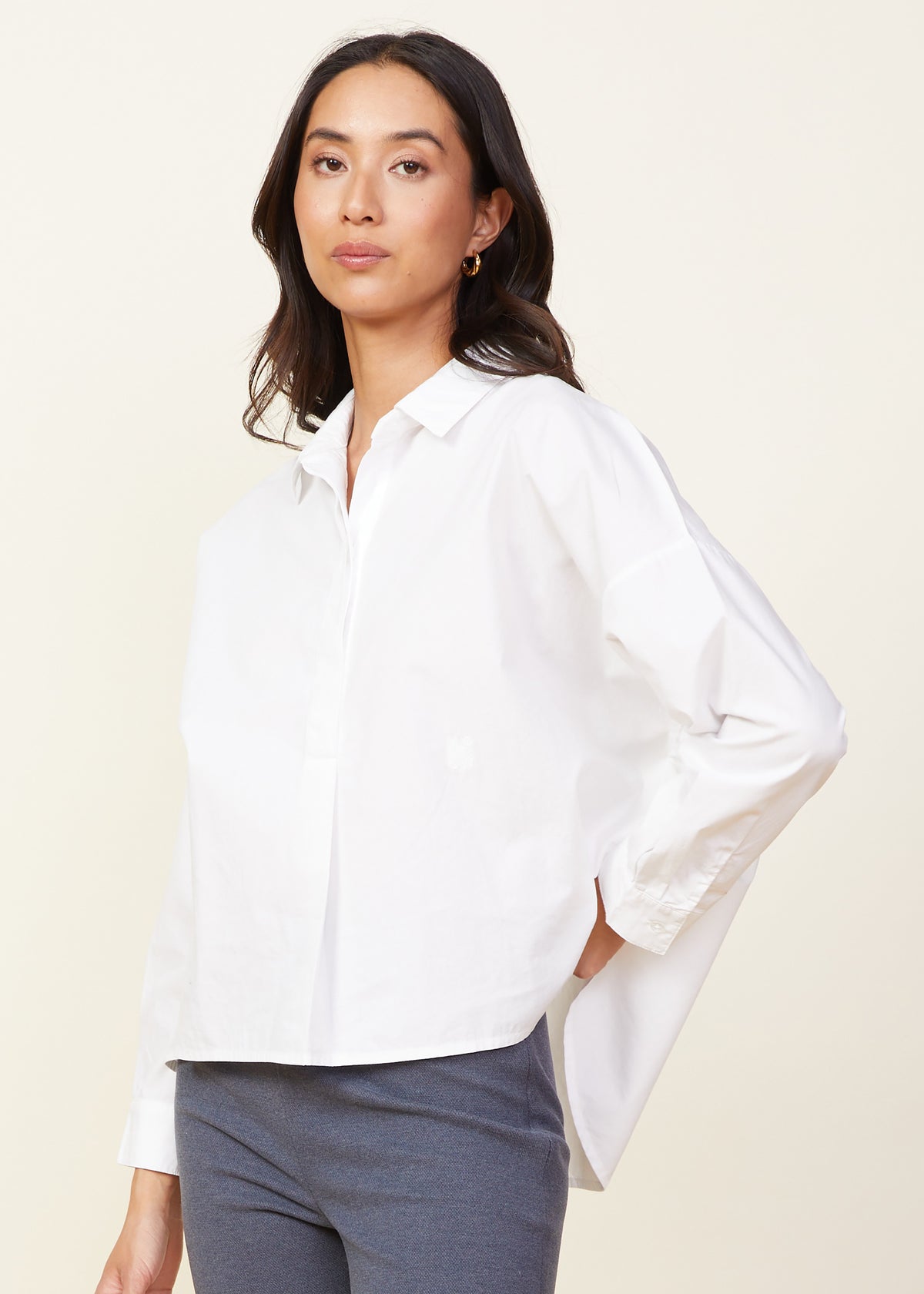 Poplin Oversized Shirt