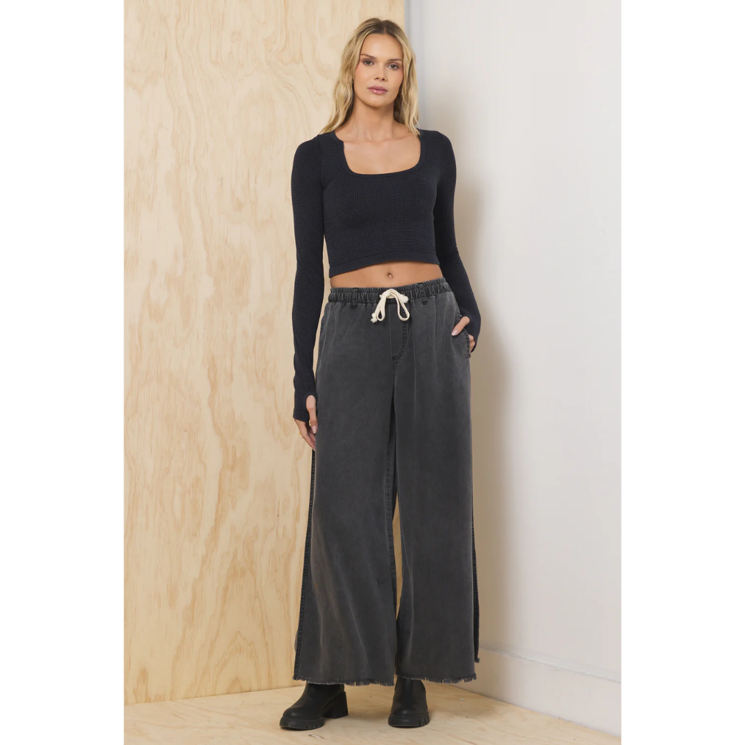 Tencel Wide Leg Pant