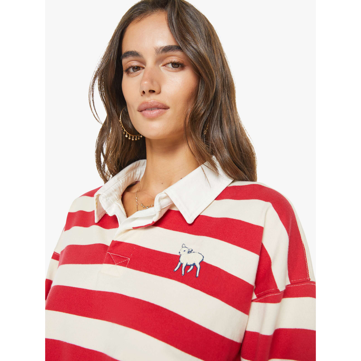 The Boxy Match - Tango Red And Cream