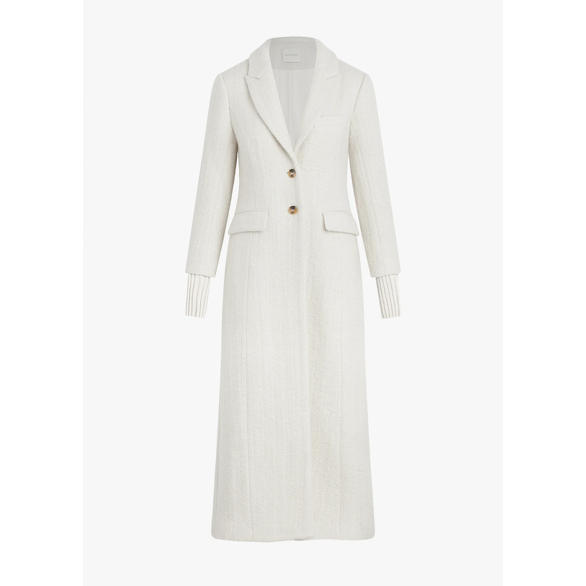 The City Coat - White Boucle