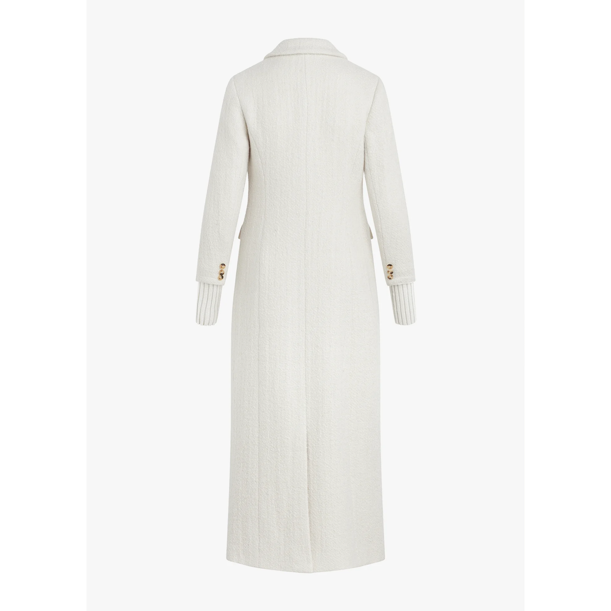 The City Coat - White Boucle