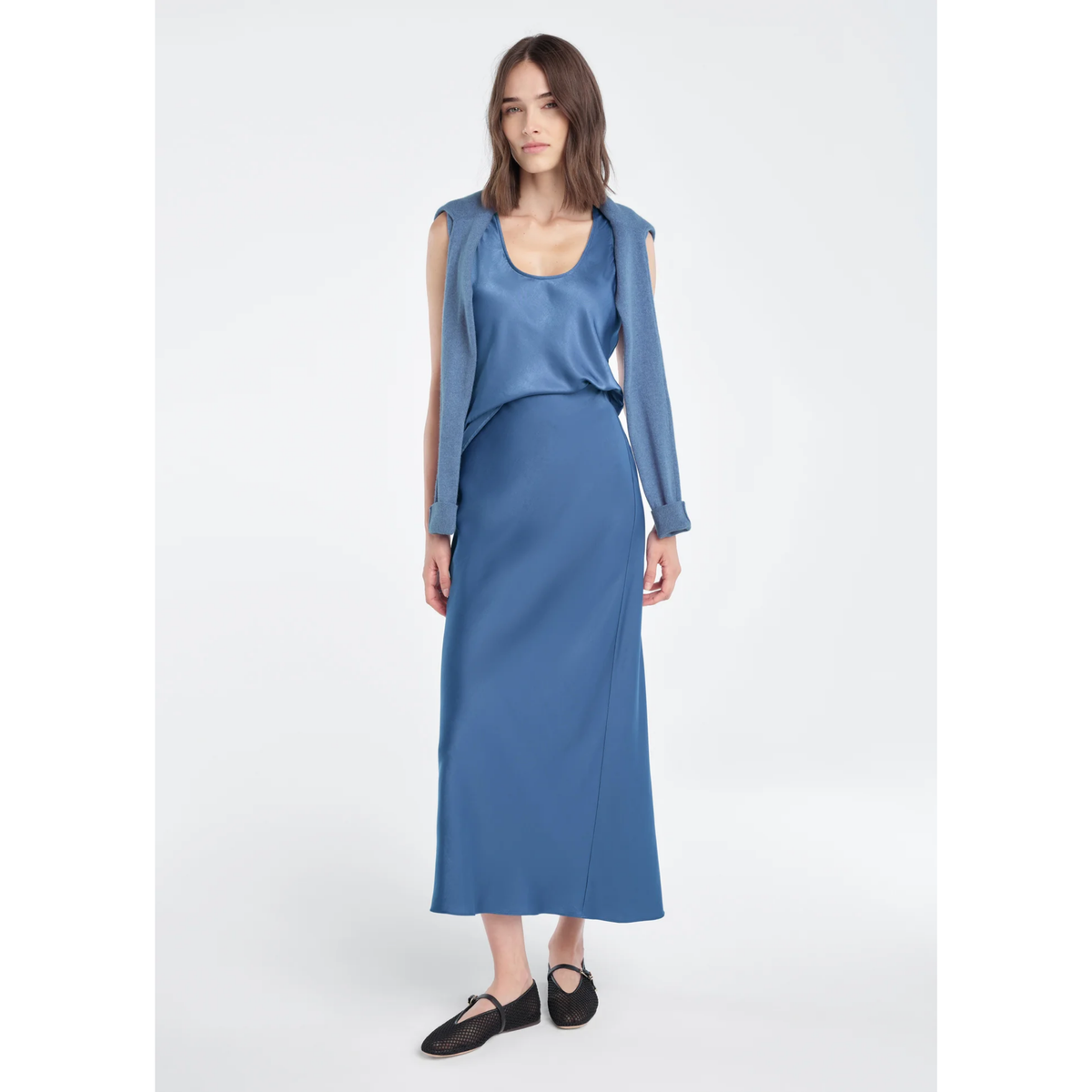 Clean Cut Tank - River Blue