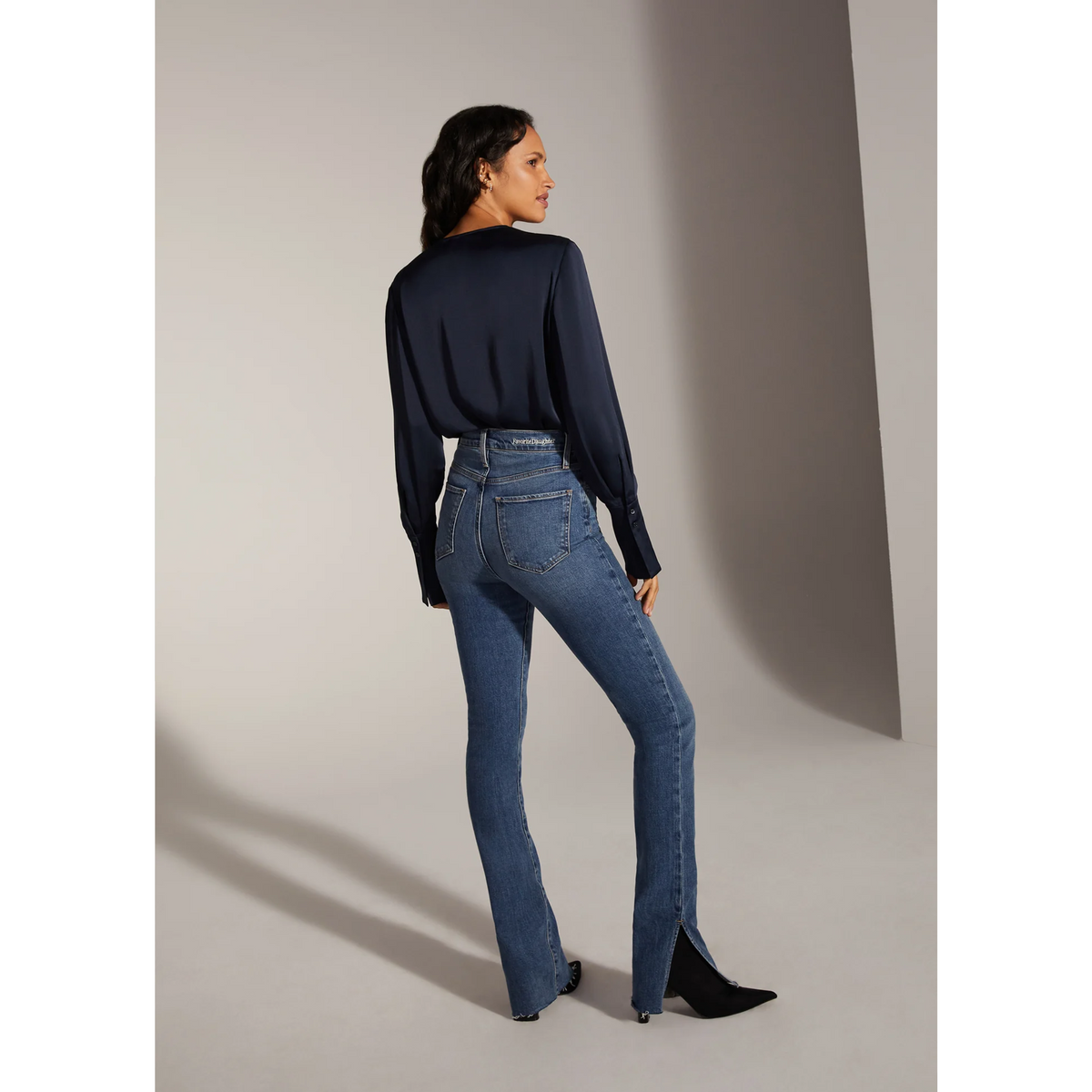 The Date Blouse - Navy