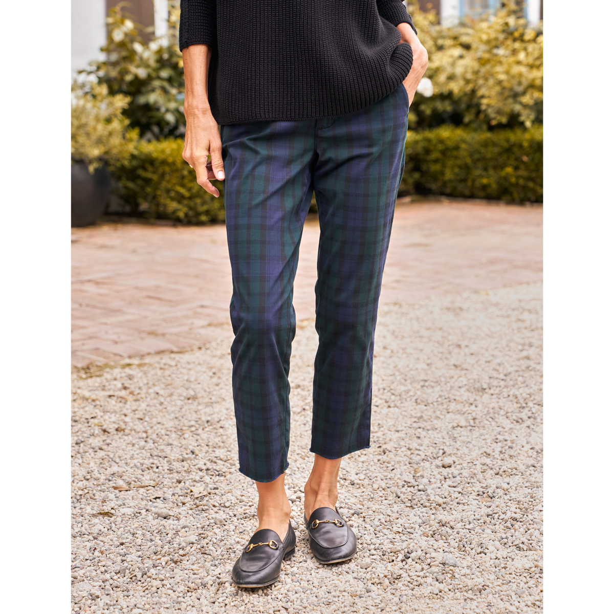 The Italian Chino - Black Plaid Watch