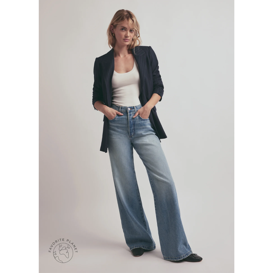 The Masha Super High Rise Wide Leg - Margate