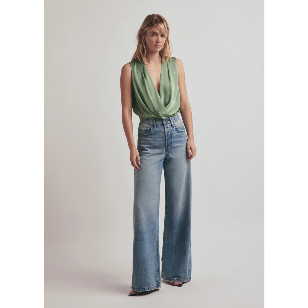 The Masha Super High Rise Wide Leg - Margate