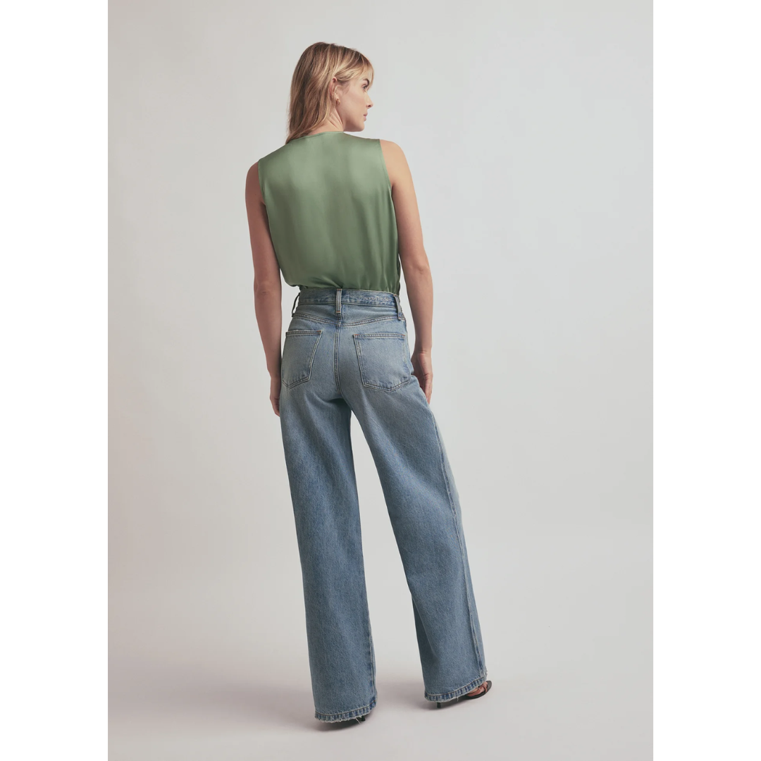 The Masha Super High Rise Wide Leg - Margate