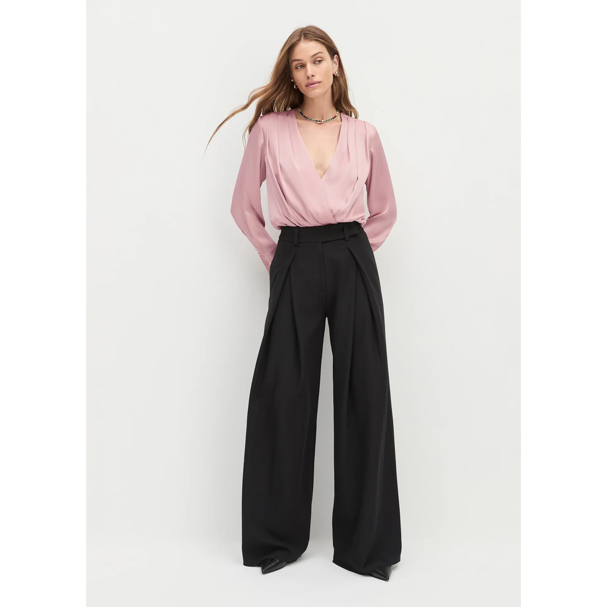 Petite Pleats For Days Pant - Black