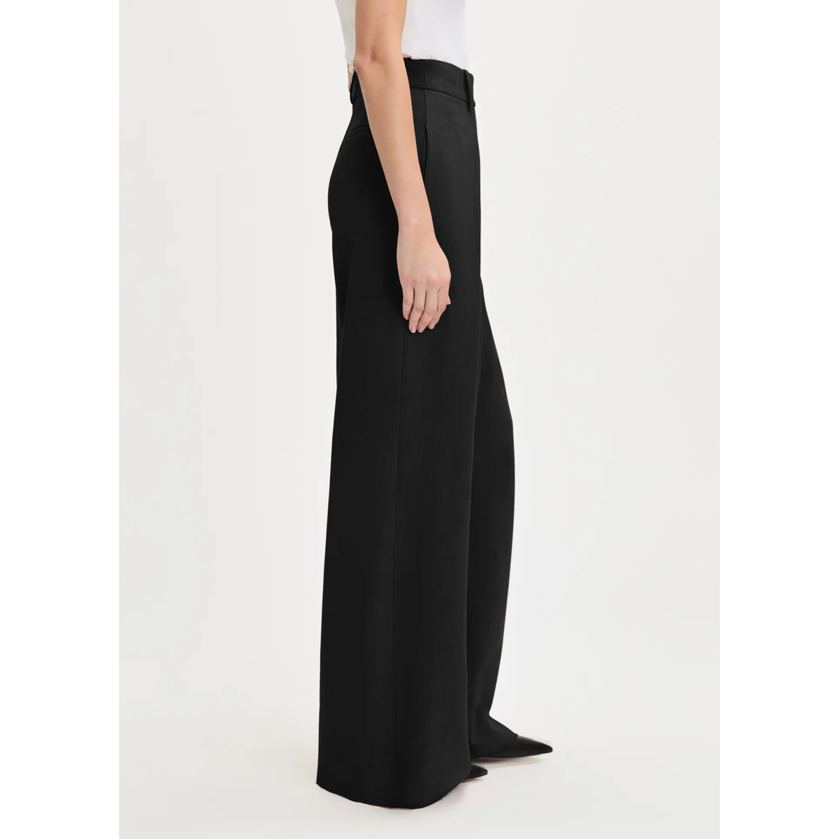 Petite Pleats For Days Pant - Black