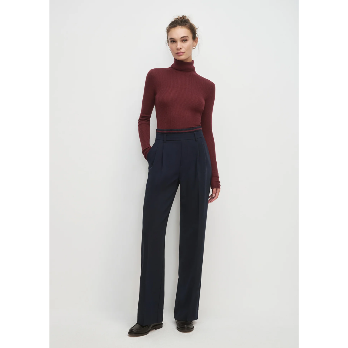 The Varsity Pant - Navy Vino