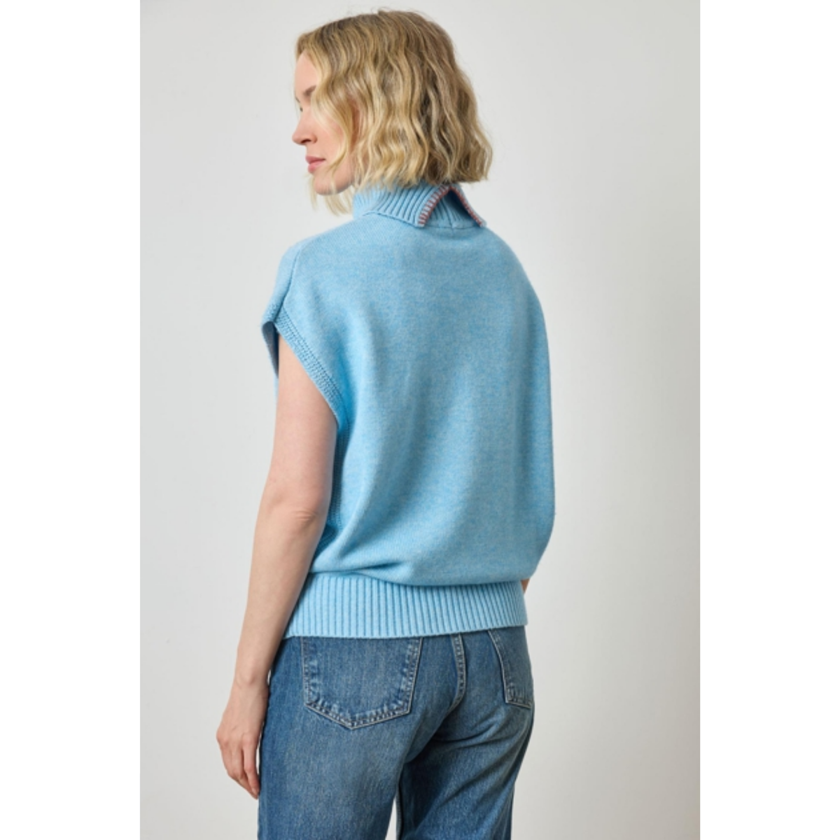 Turtleneck Wedge Sweater