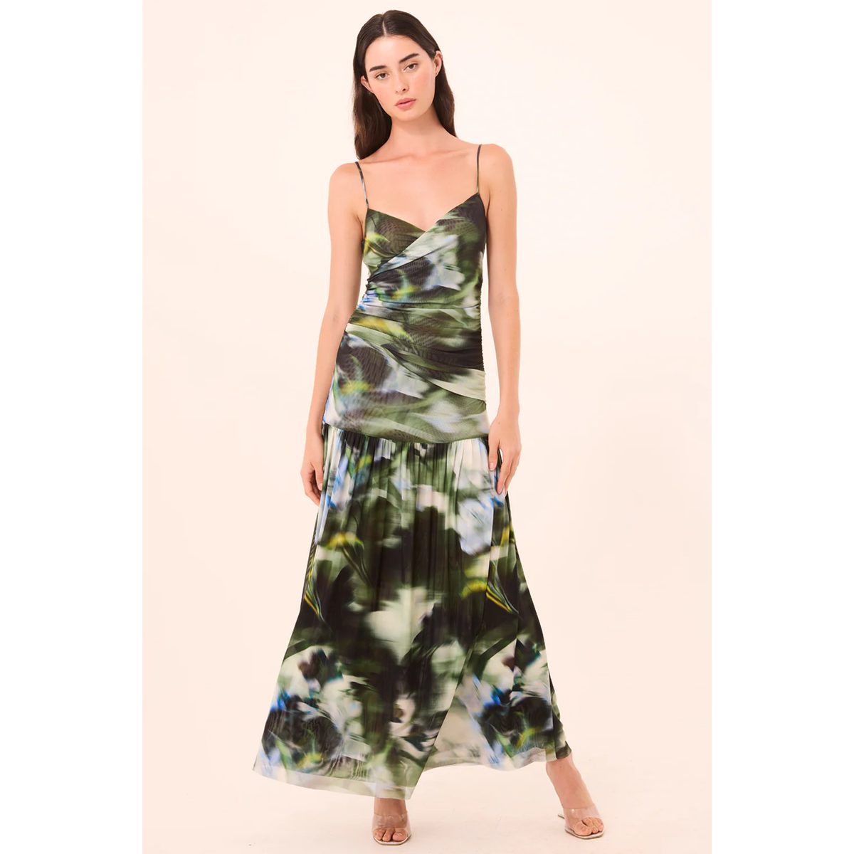 Tala Dress - Blurred Casablanca Lily Mesh