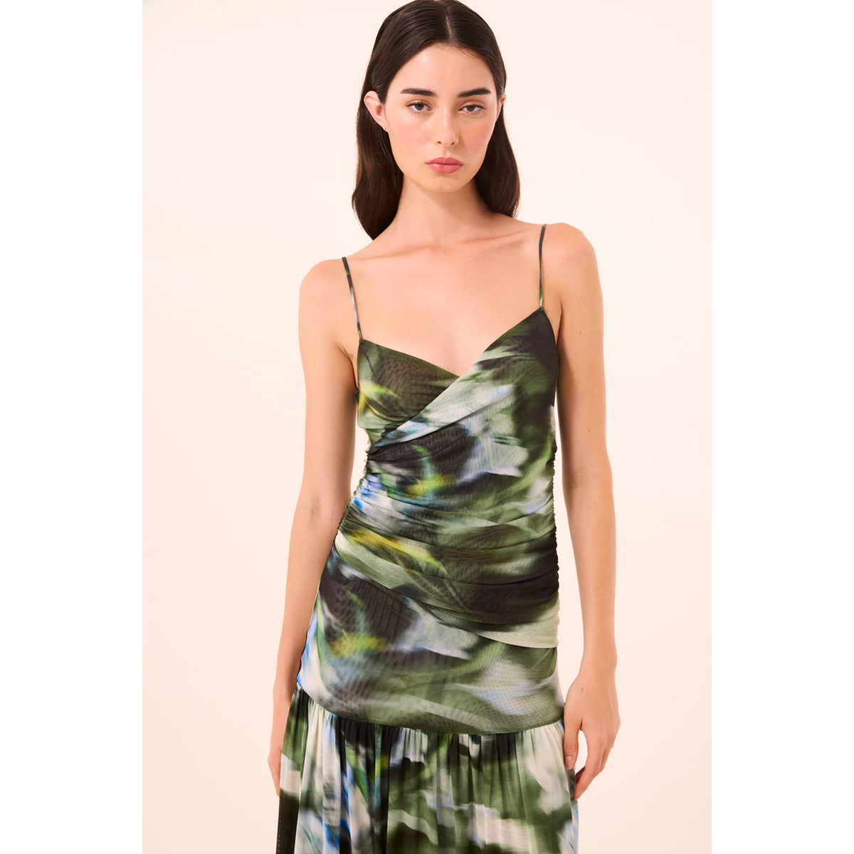 Tala Dress - Blurred Casablanca Lily Mesh