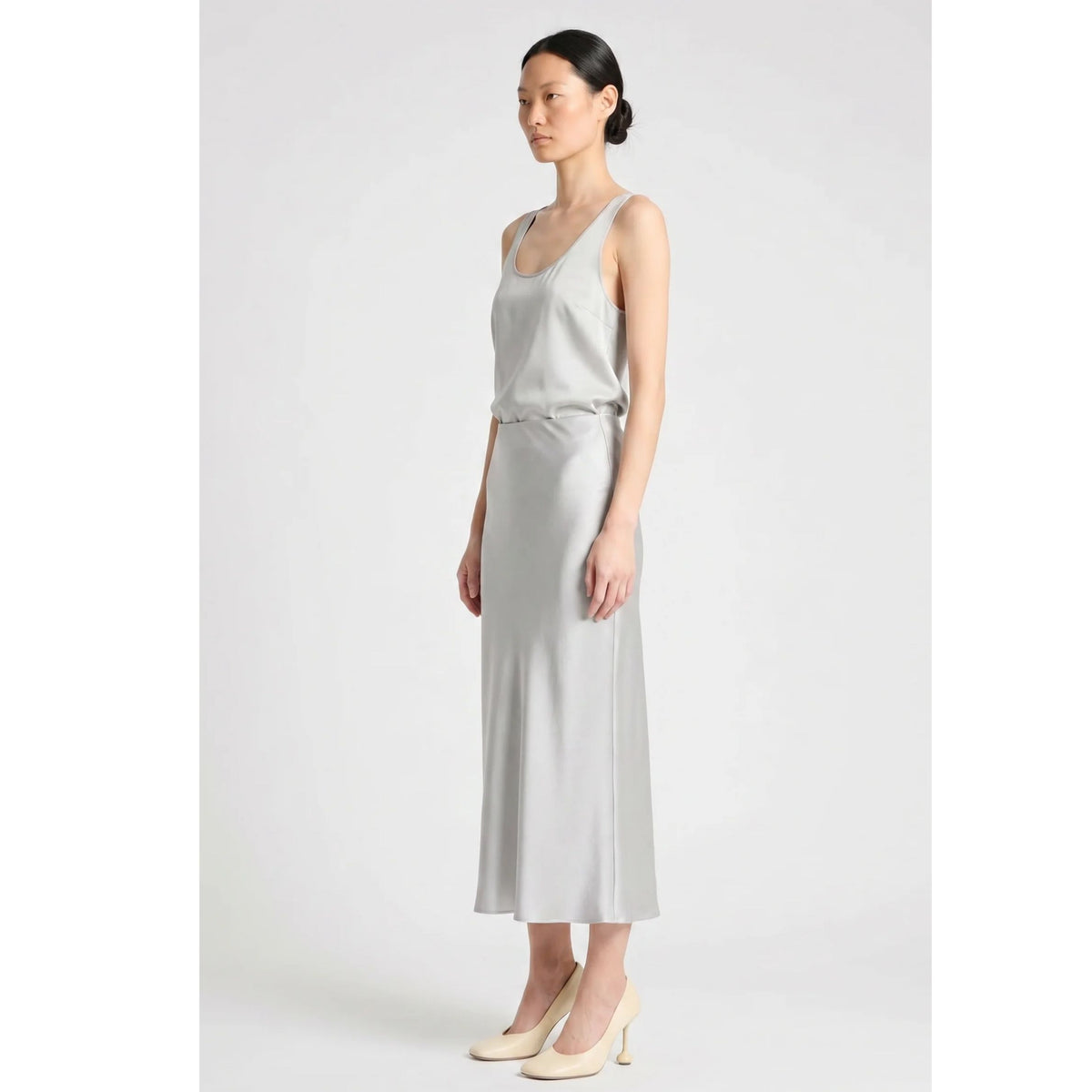 Talia Charmeuse Maxi Skirt