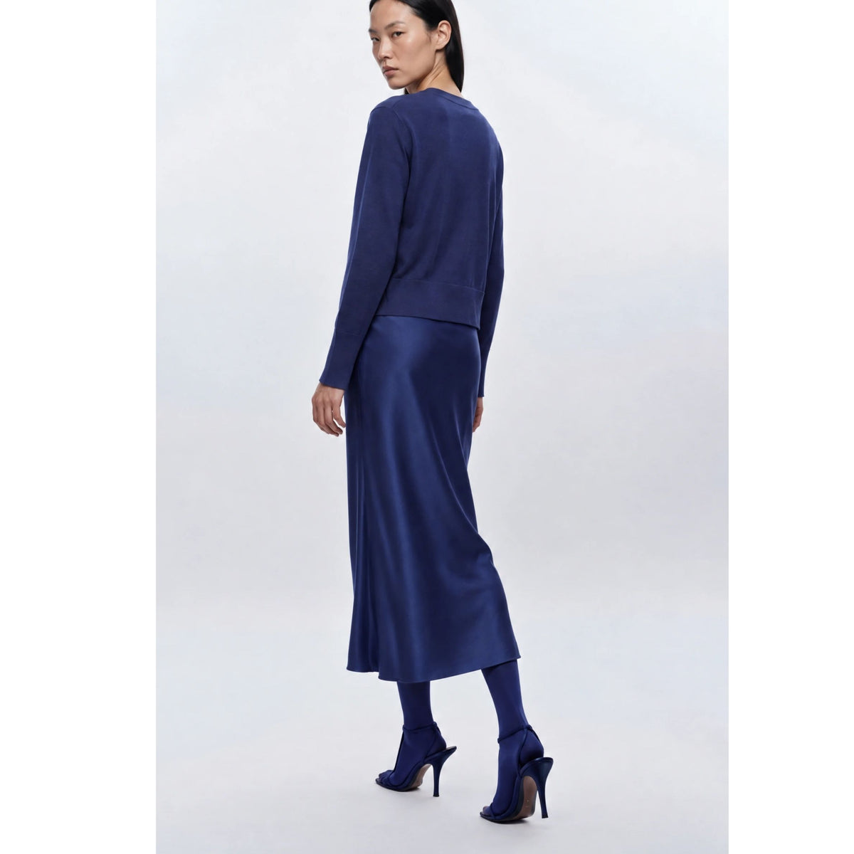 Talia Charmeuse Maxi Skirt