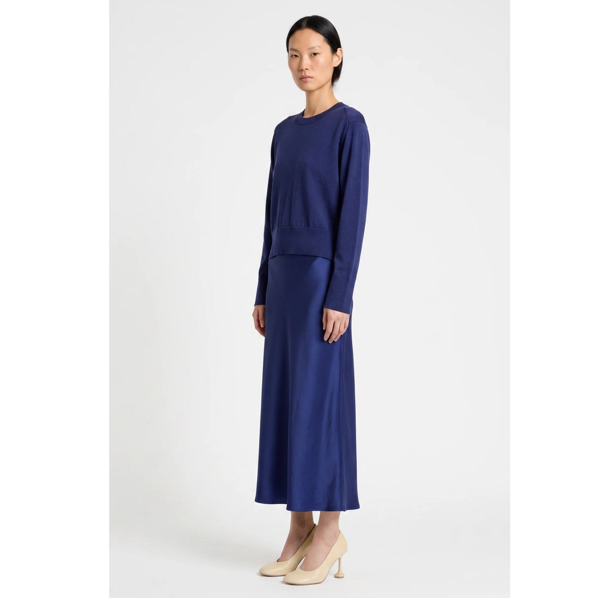 Talia Charmeuse Maxi Skirt