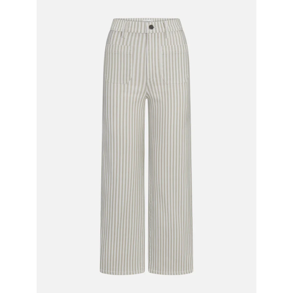 Striped pants on a white background