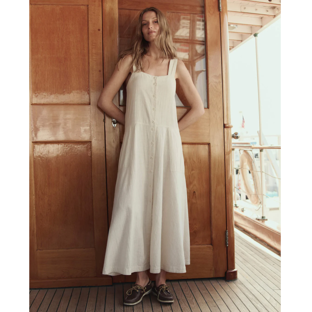 The Apron Dress - Natural