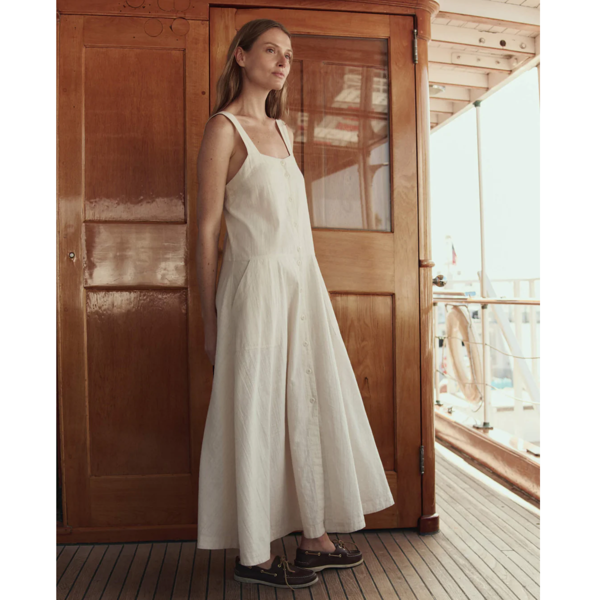 The Apron Dress - Natural