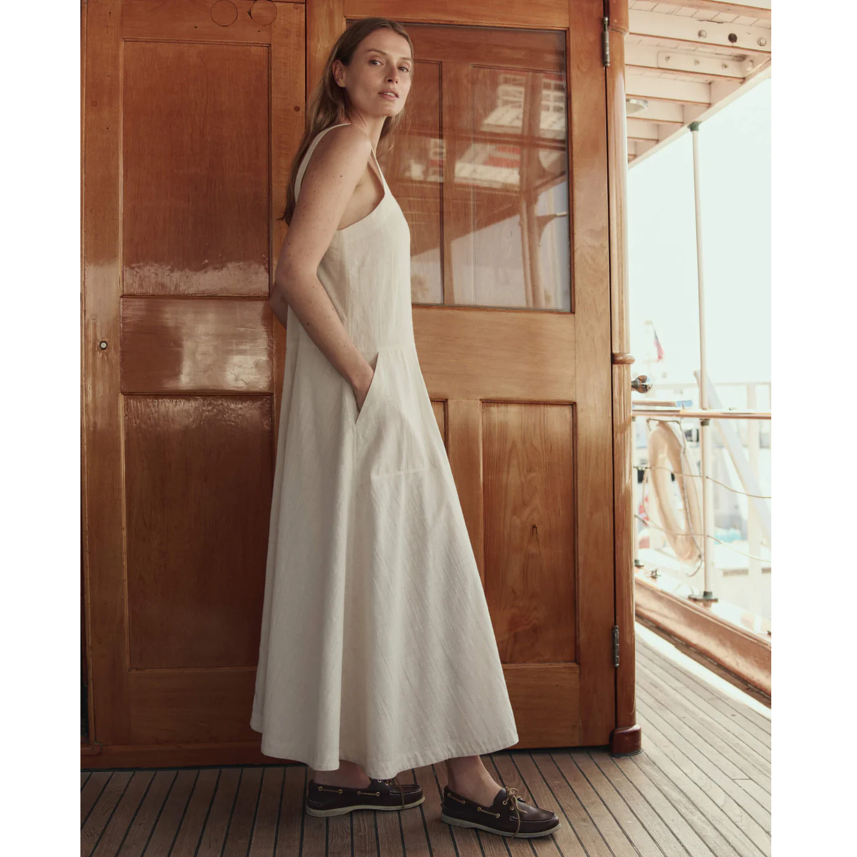 The Apron Dress - Natural