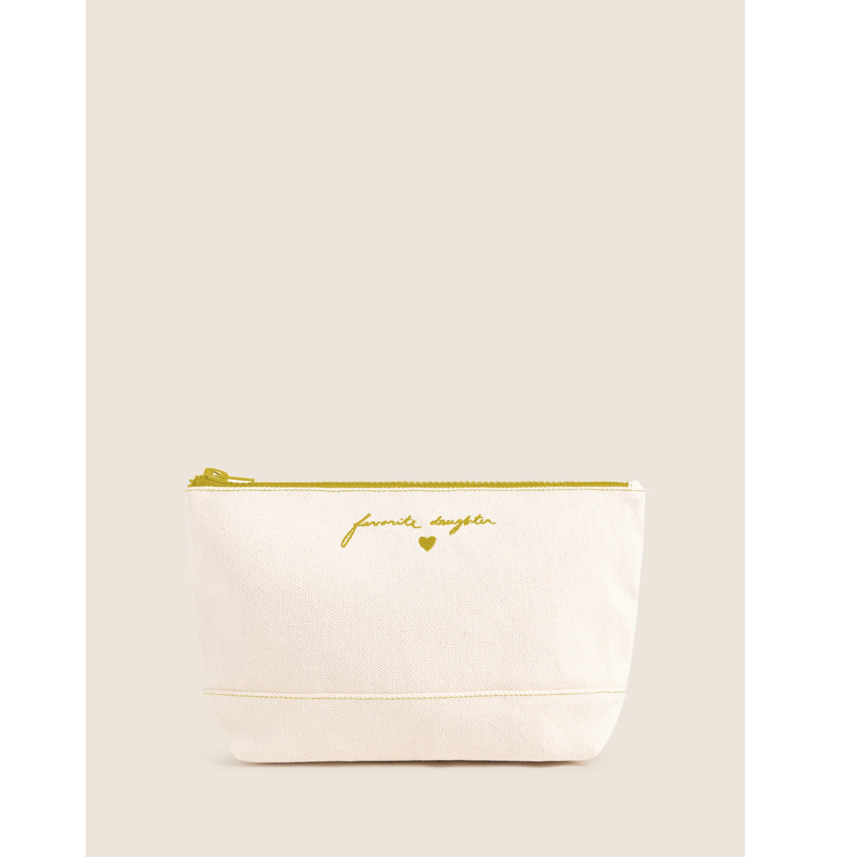 The Canvas Pouch - Natural Yellow