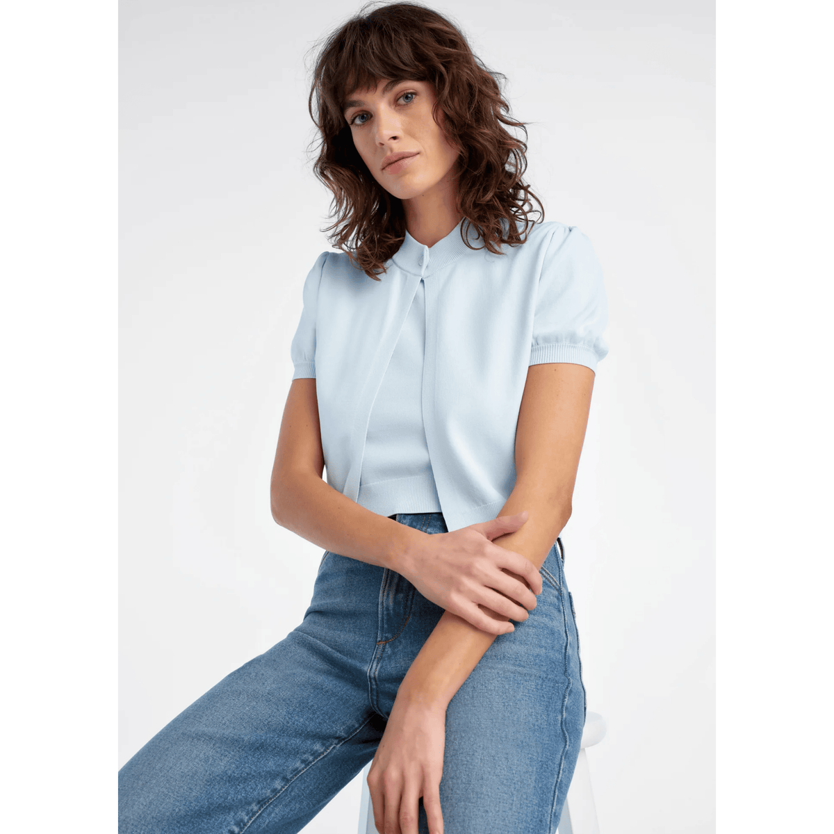 The Cecilia Cardigan - Sky Blue