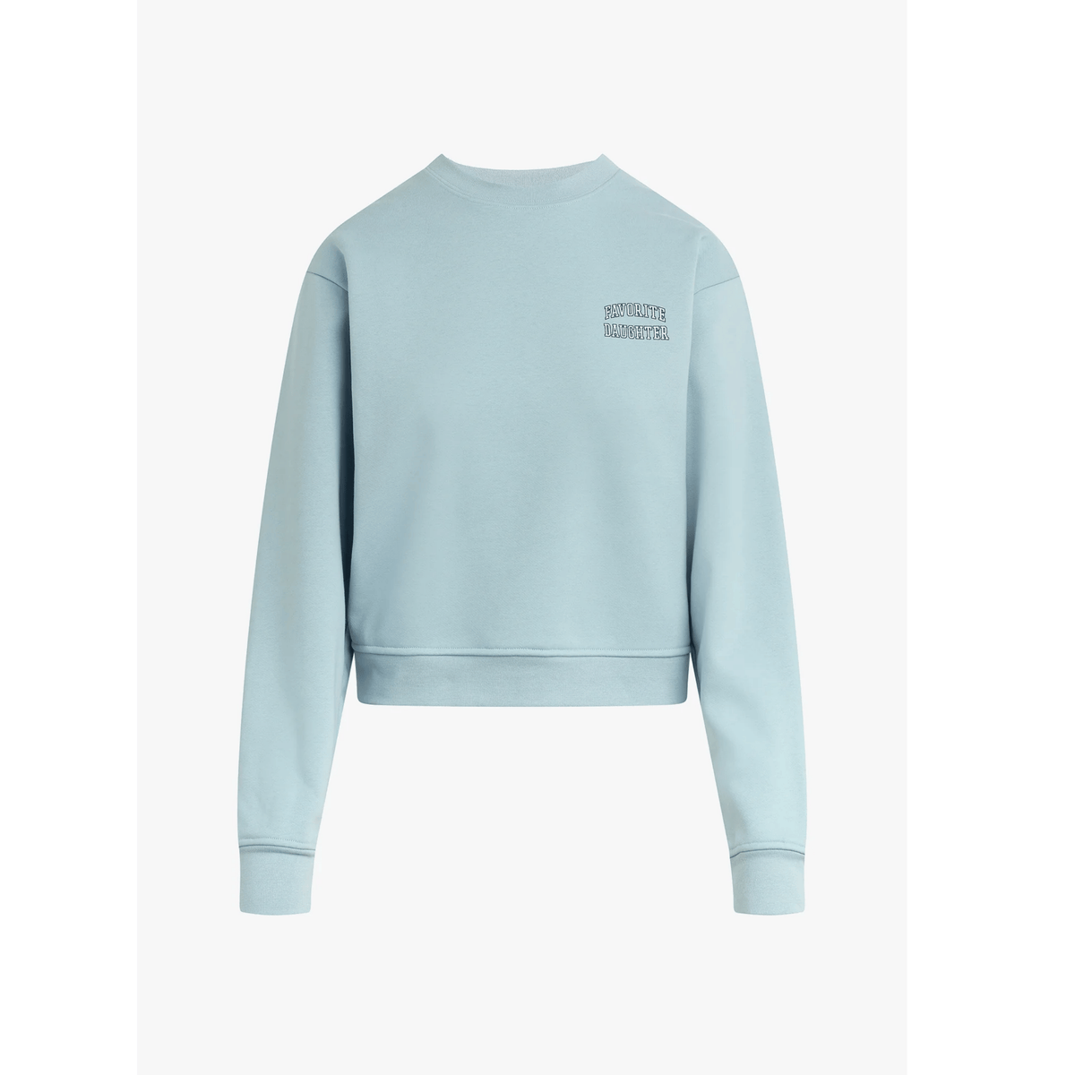 The Collegiate Classic Sweatshirt - Sea Blue Gardenia