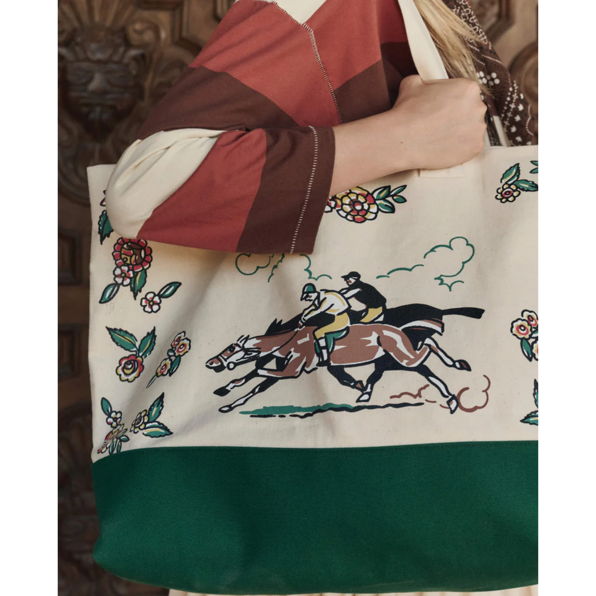 The Derby Tote - Cream