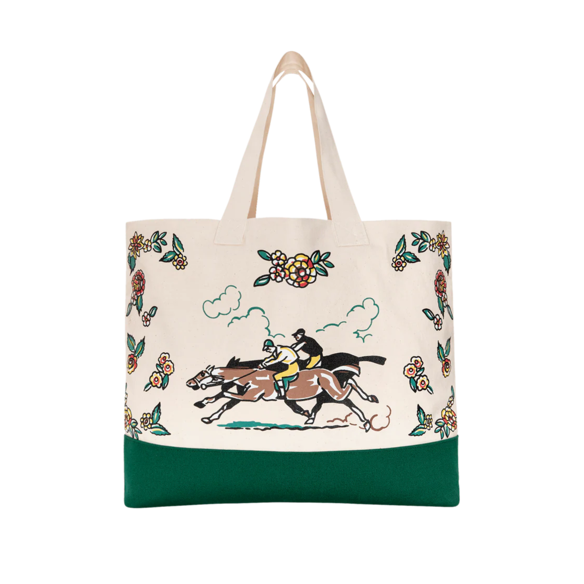 The Derby Tote - Cream