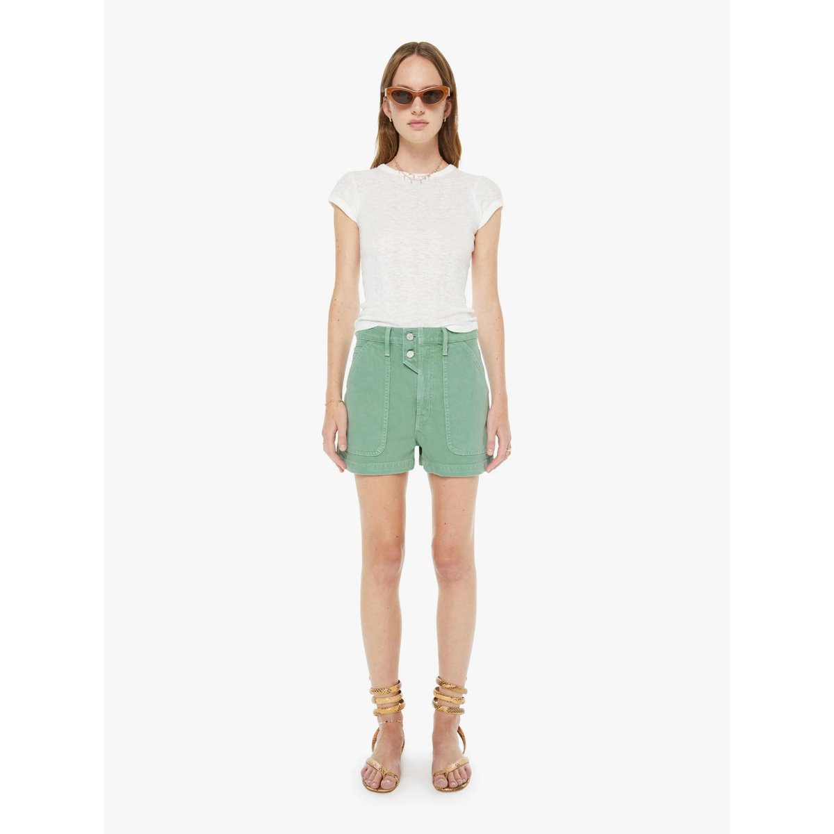 The Detour Short - Creme De Menthe