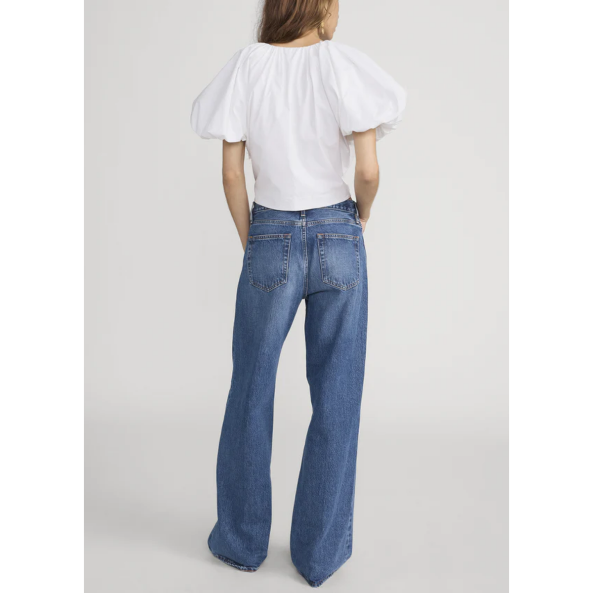 The Dramatic Sleeve Blouse - White