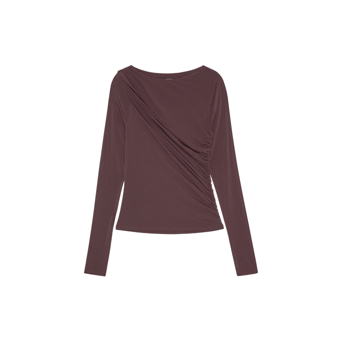 The Draped Top - Currant