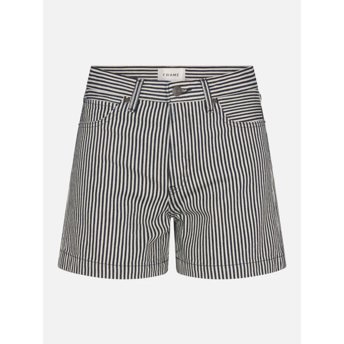 The Everyday Short - Navy Stripe