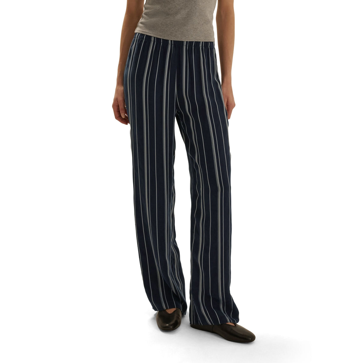 The Everything Pant - Midnight Grey Stripe