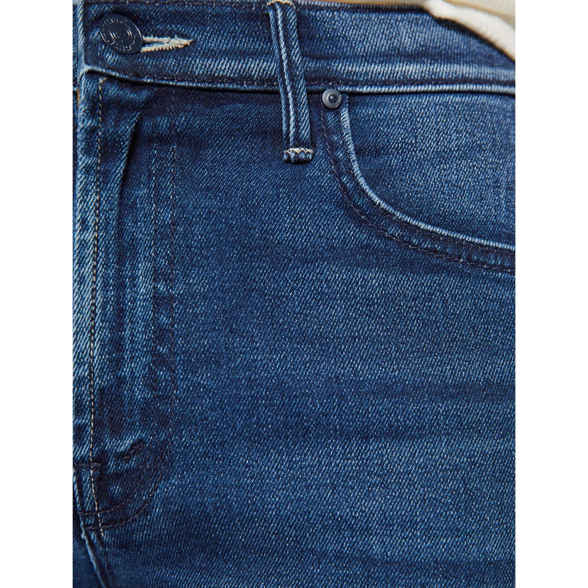 Up close denim pocket.