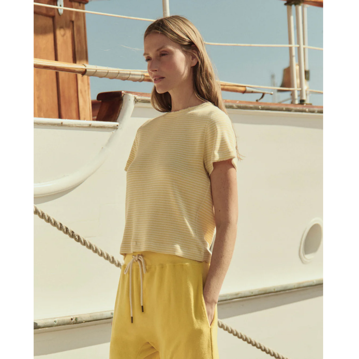 The Little Tee - Soft Yellow
