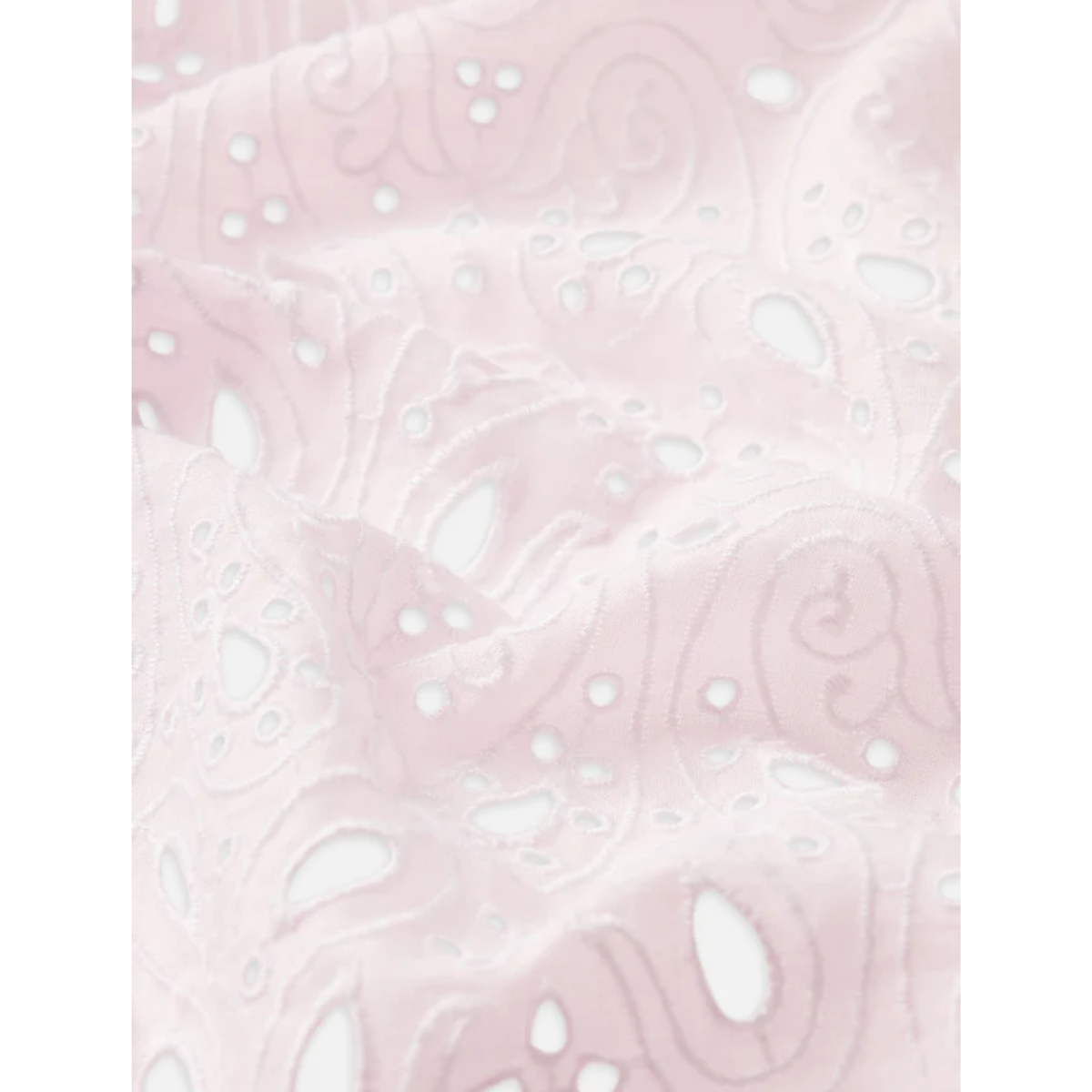 The Paisley Eyelet Shirt - Bubble Gum