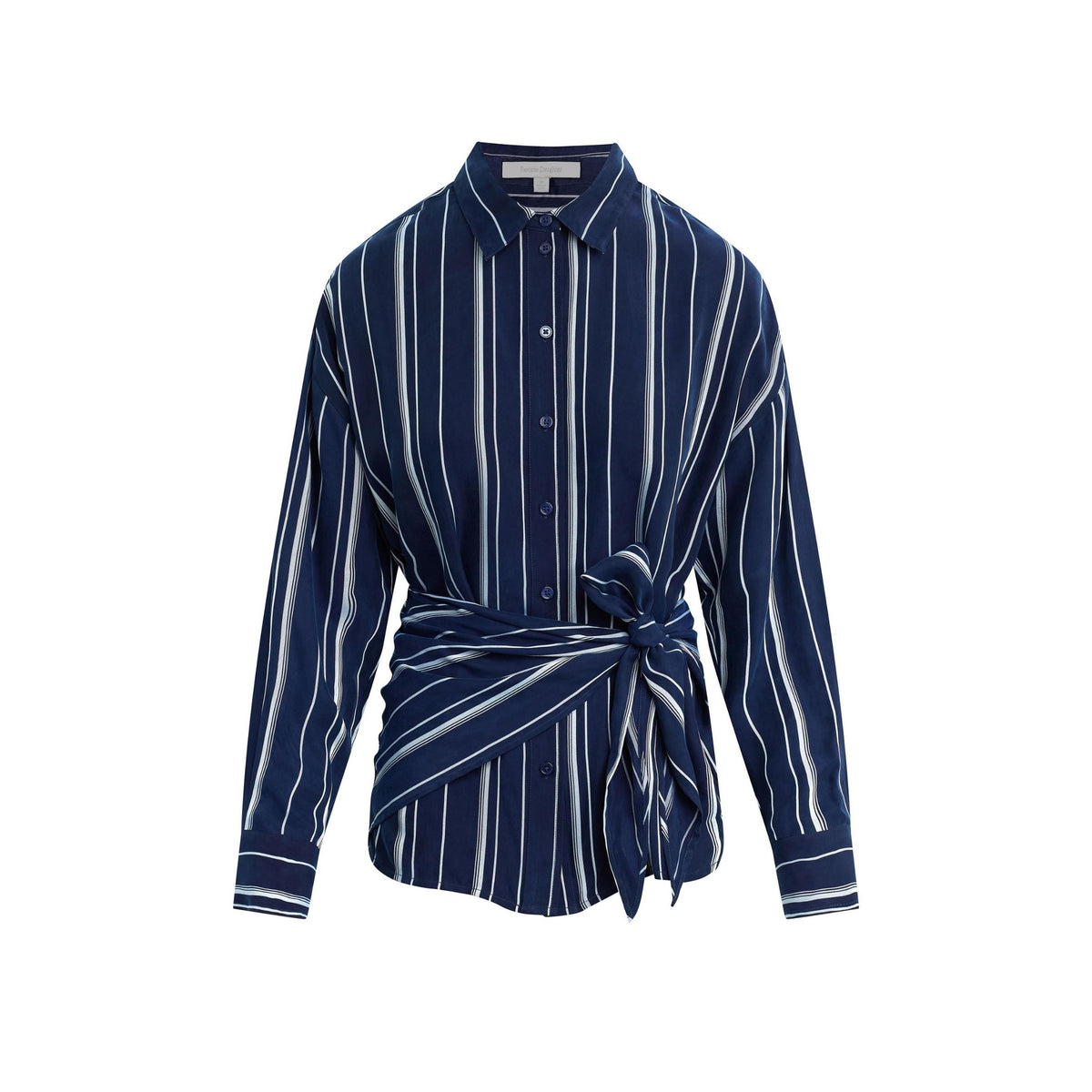 The Positano Shirt - Midnight Grey Stripe