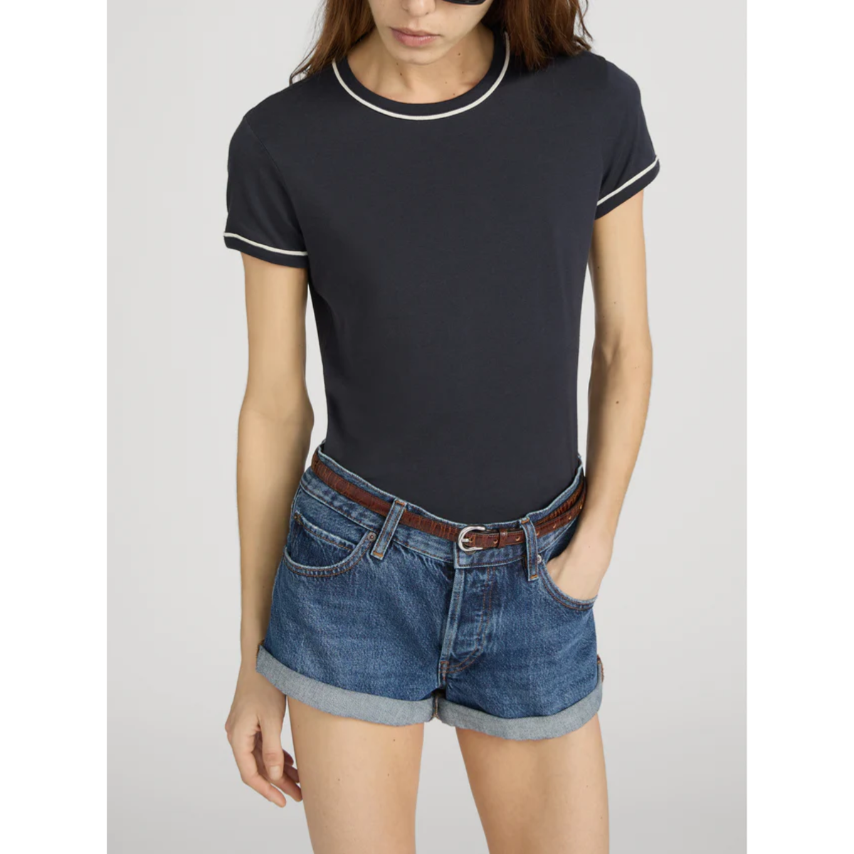 The Ringer Baby Tee - Navy Multi